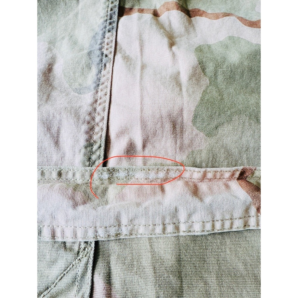 Anthropologie Lida Pink Camo Camouflage Utility Vest Oversized Small Distressed - Picture 3 of 6